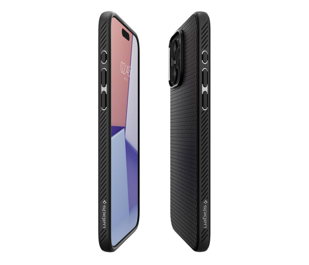 SPIGEN Liquid Air do iPhone 15 Pro Matte czarny - 1178838 - zdjęcie 2